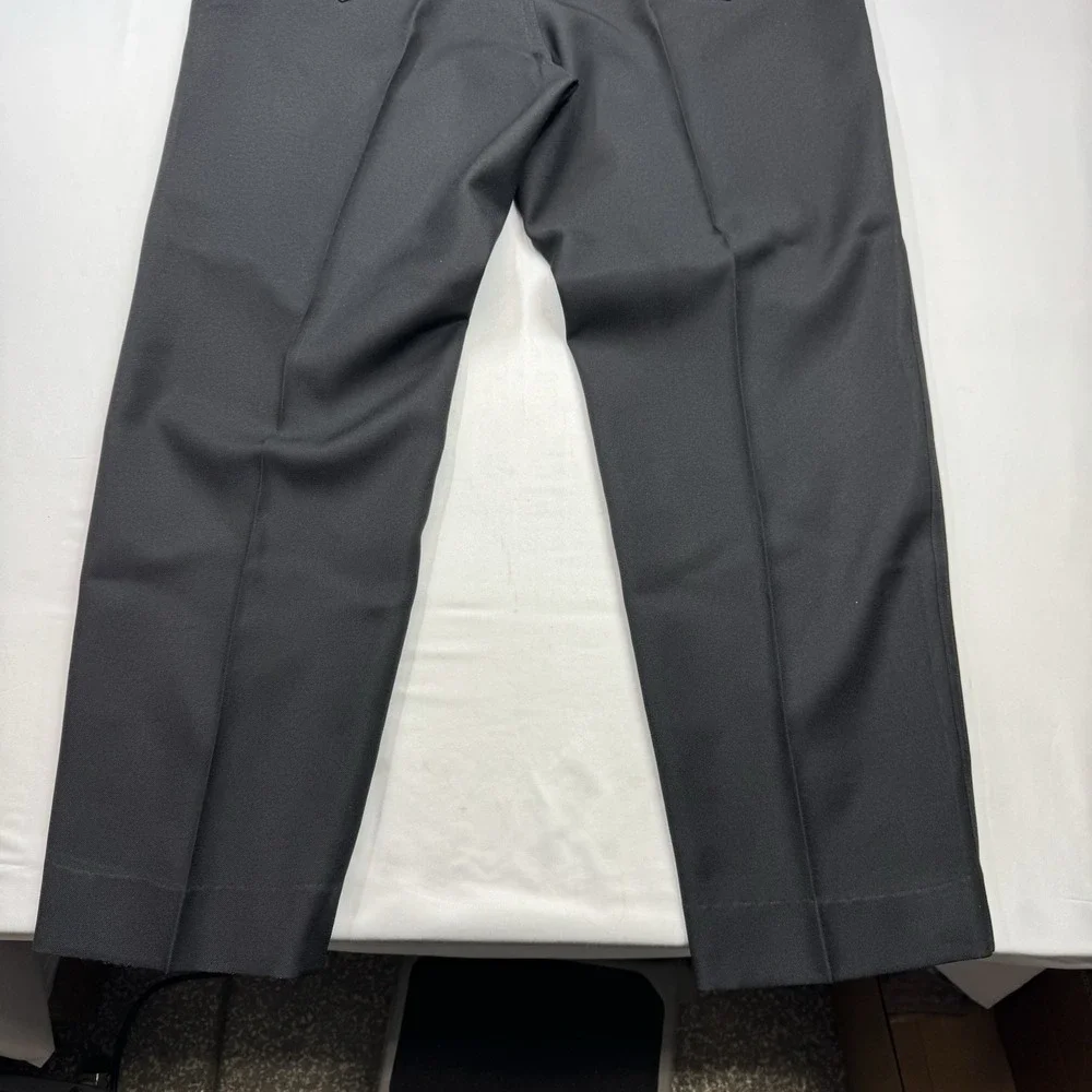 Vintage Levi's Men's Vintage Black Polyester Stretch Pants Gold Tab 36x31 Preppy